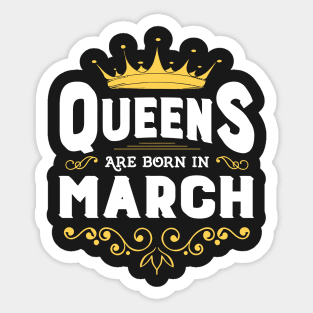 Queen Birthday March Sticker